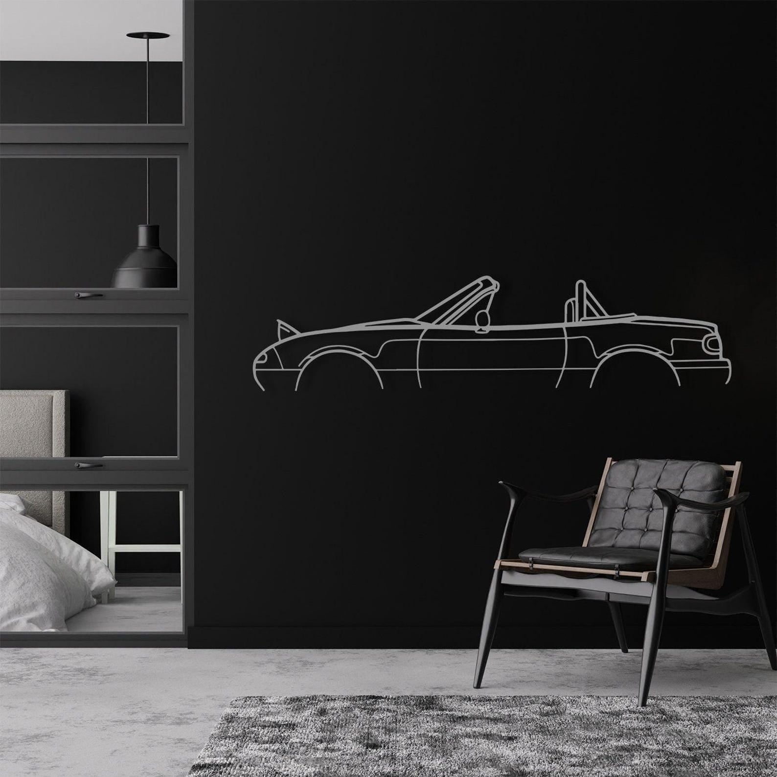 Metal Classic Sports Car Wall Art