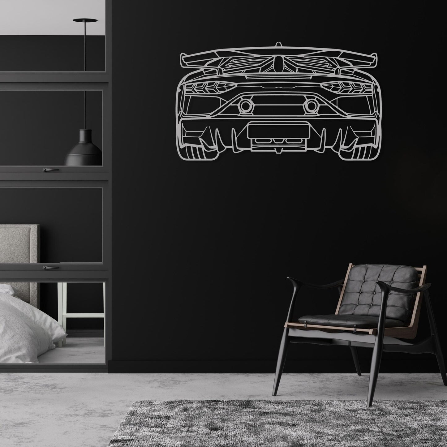 Personalized Your Car Back View Decor