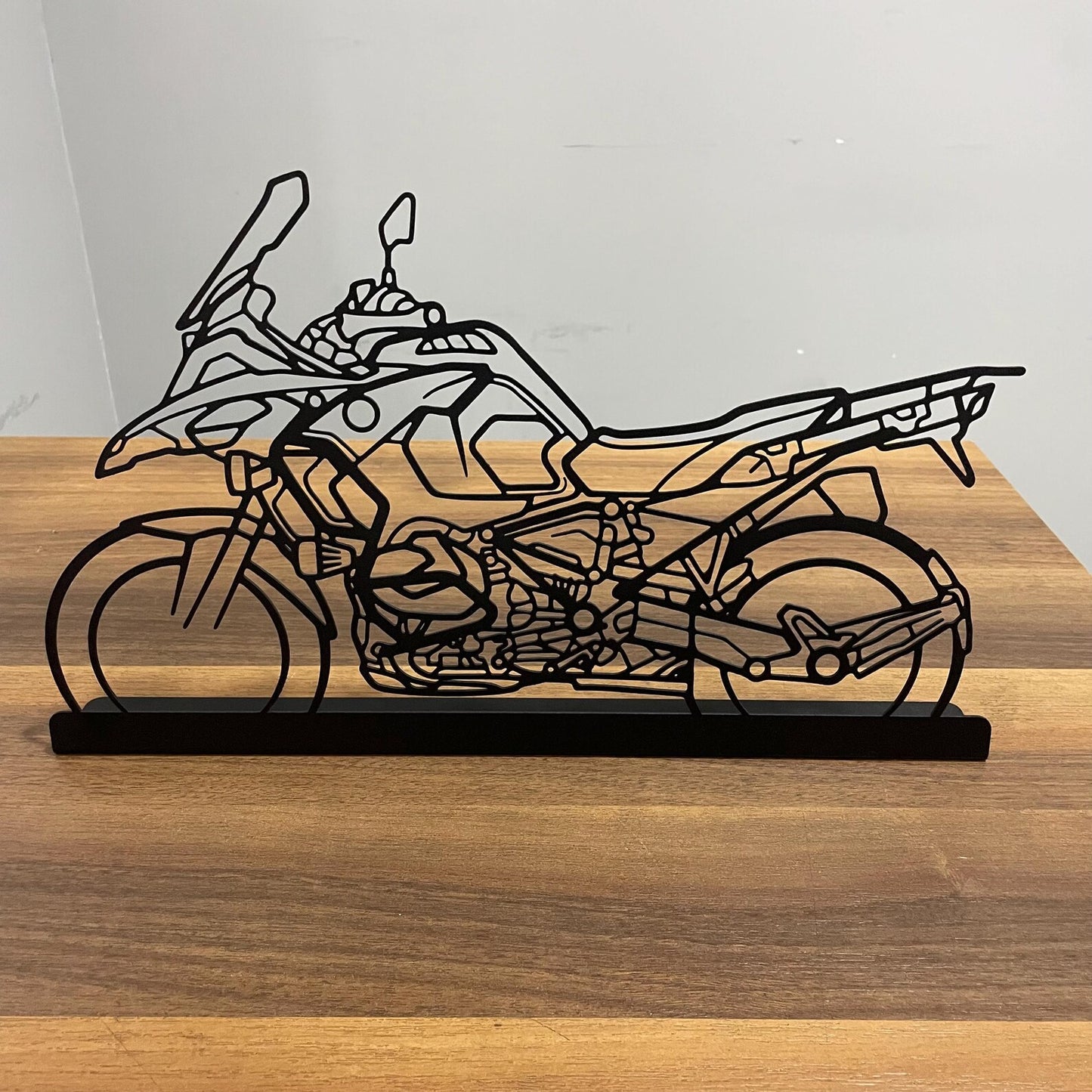 Motorcycle Decor Metal Stand Art