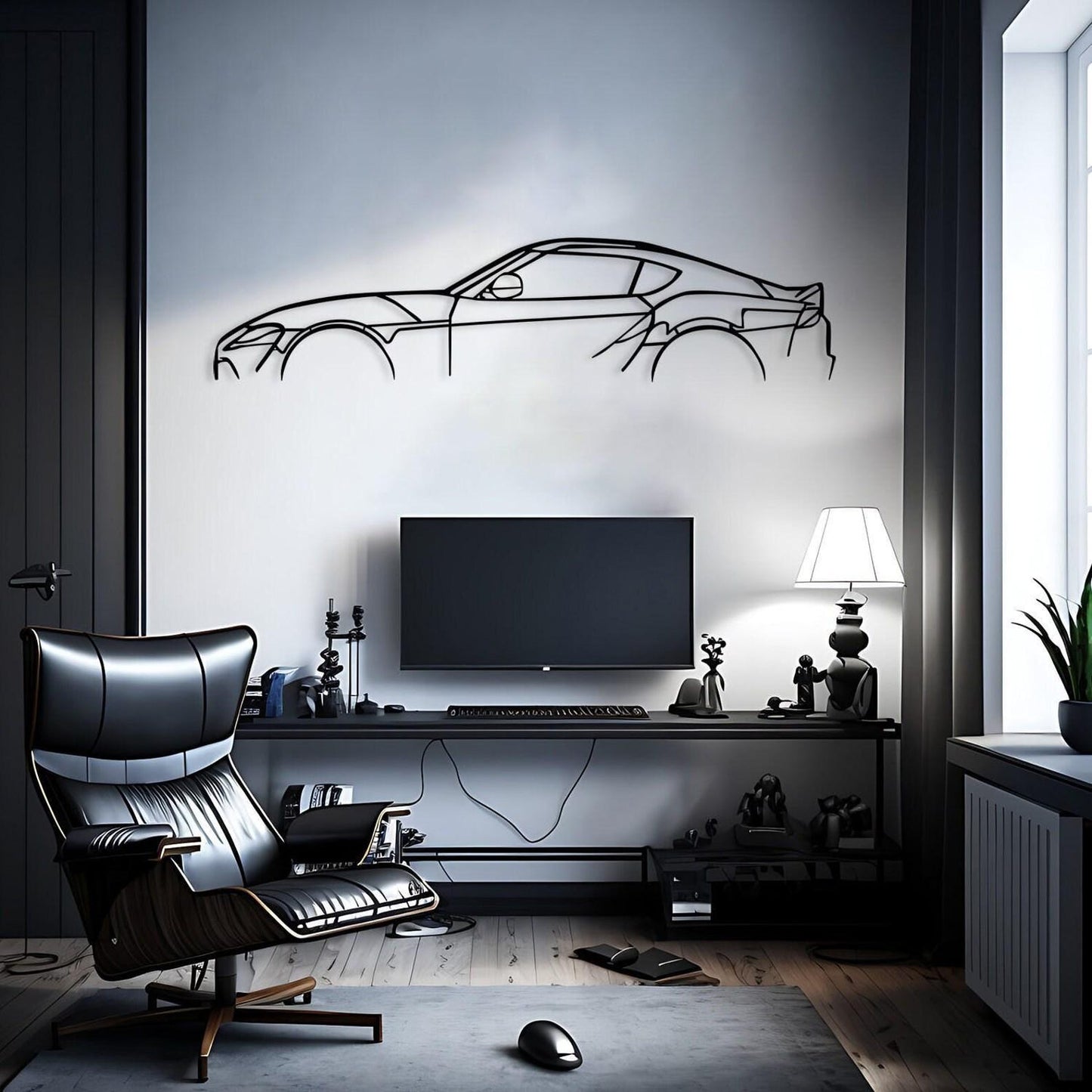 Sport Racing Car Wall Decor