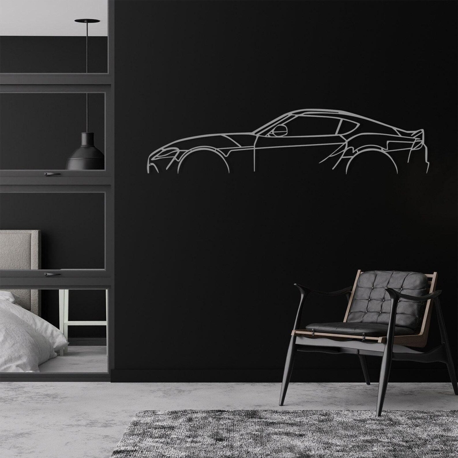 Sport Racing Car Wall Decor