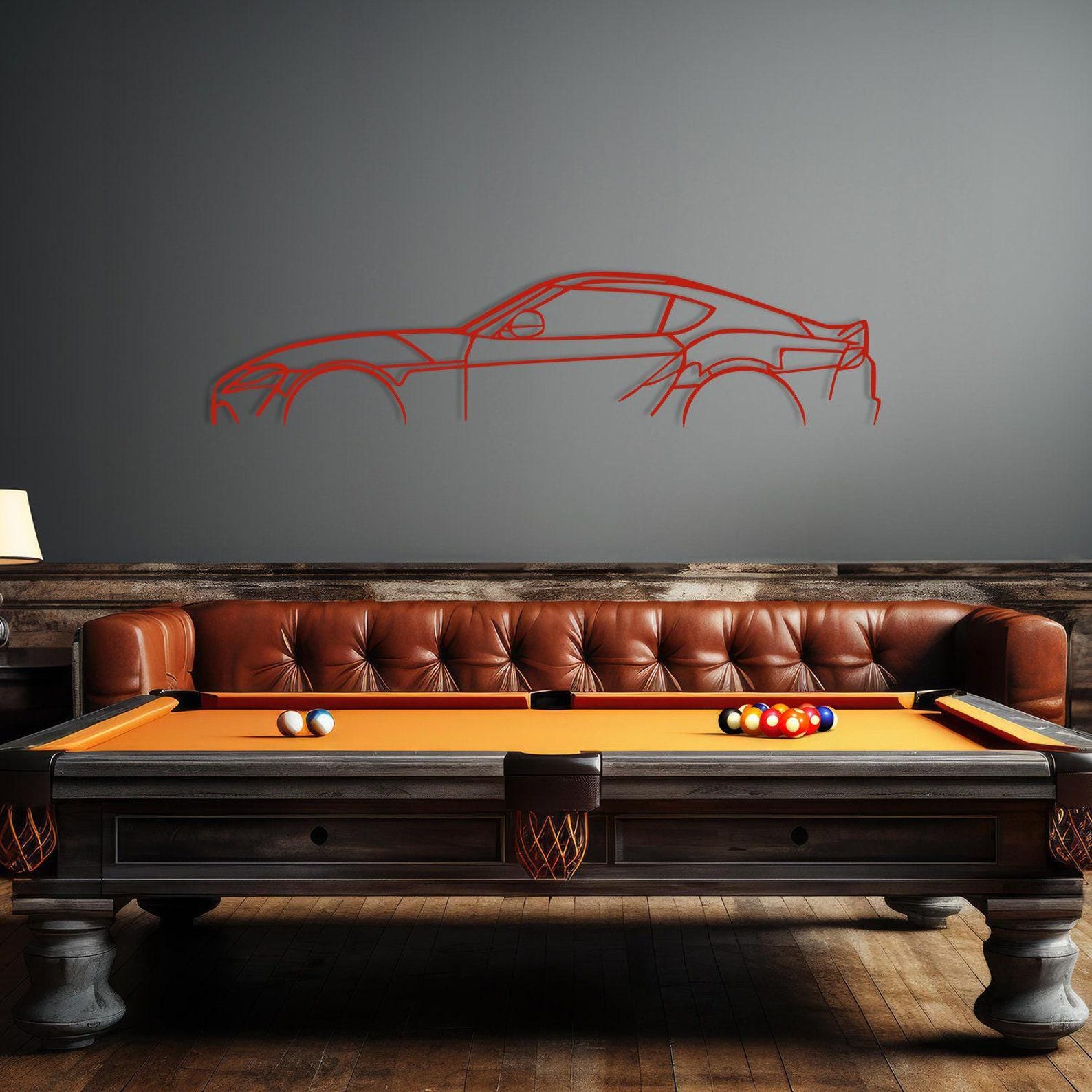 Sport Racing Car Wall Decor