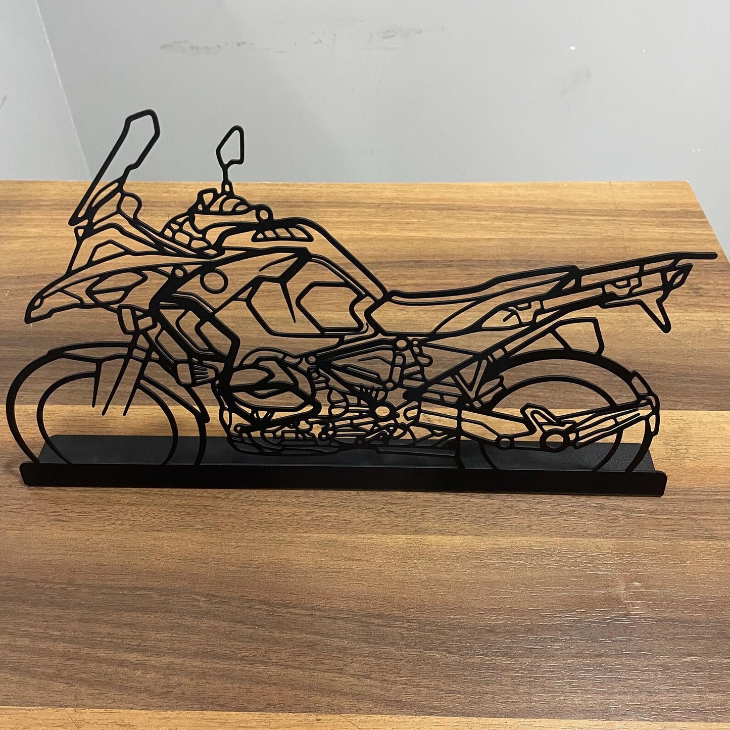 Motorcycle Decor Metal Stand Art
