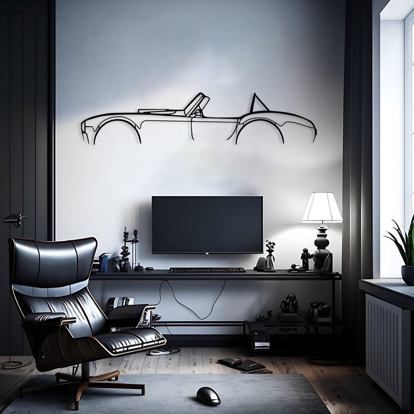 Classic Metal Car Decor