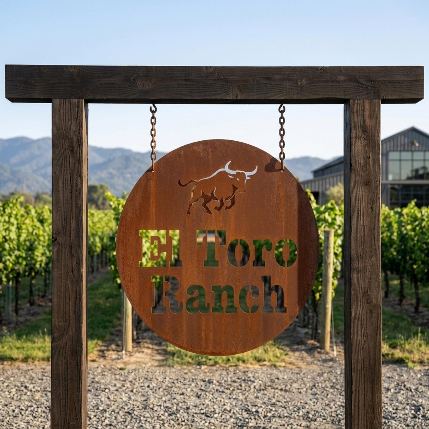 Custom Raw Steel Sign