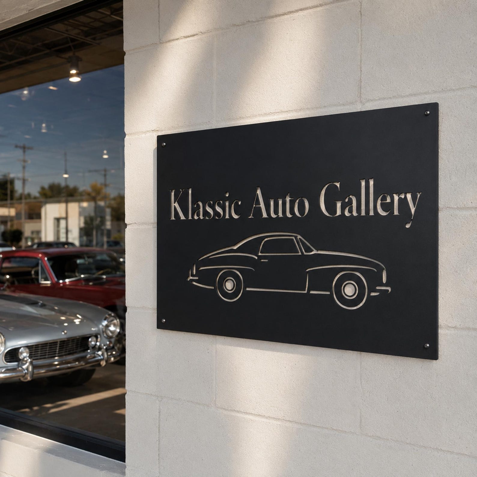 Custom Raw Steel Sign
