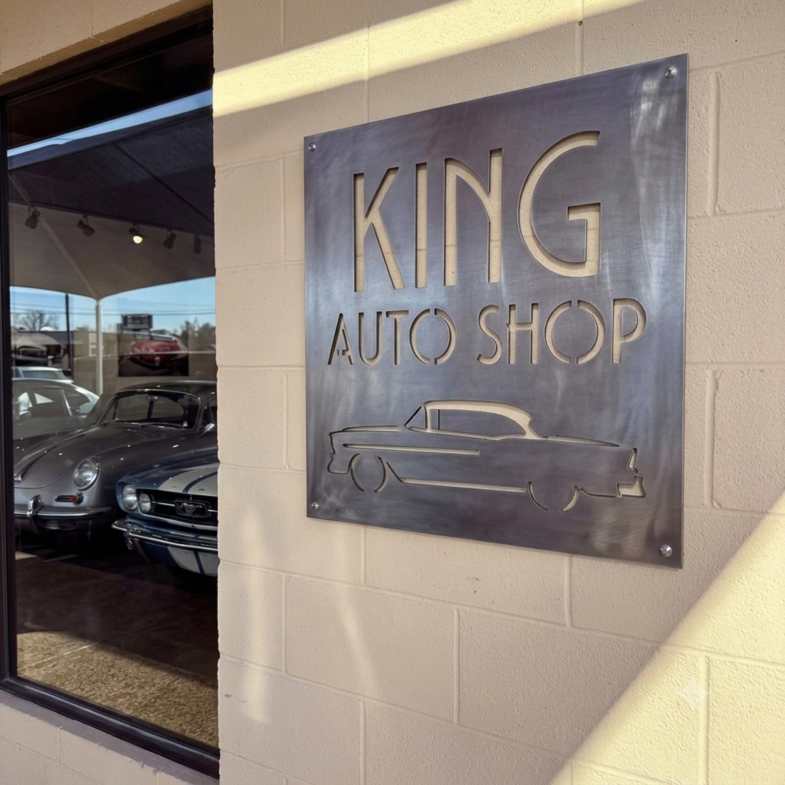 Custom Raw Steel Sign