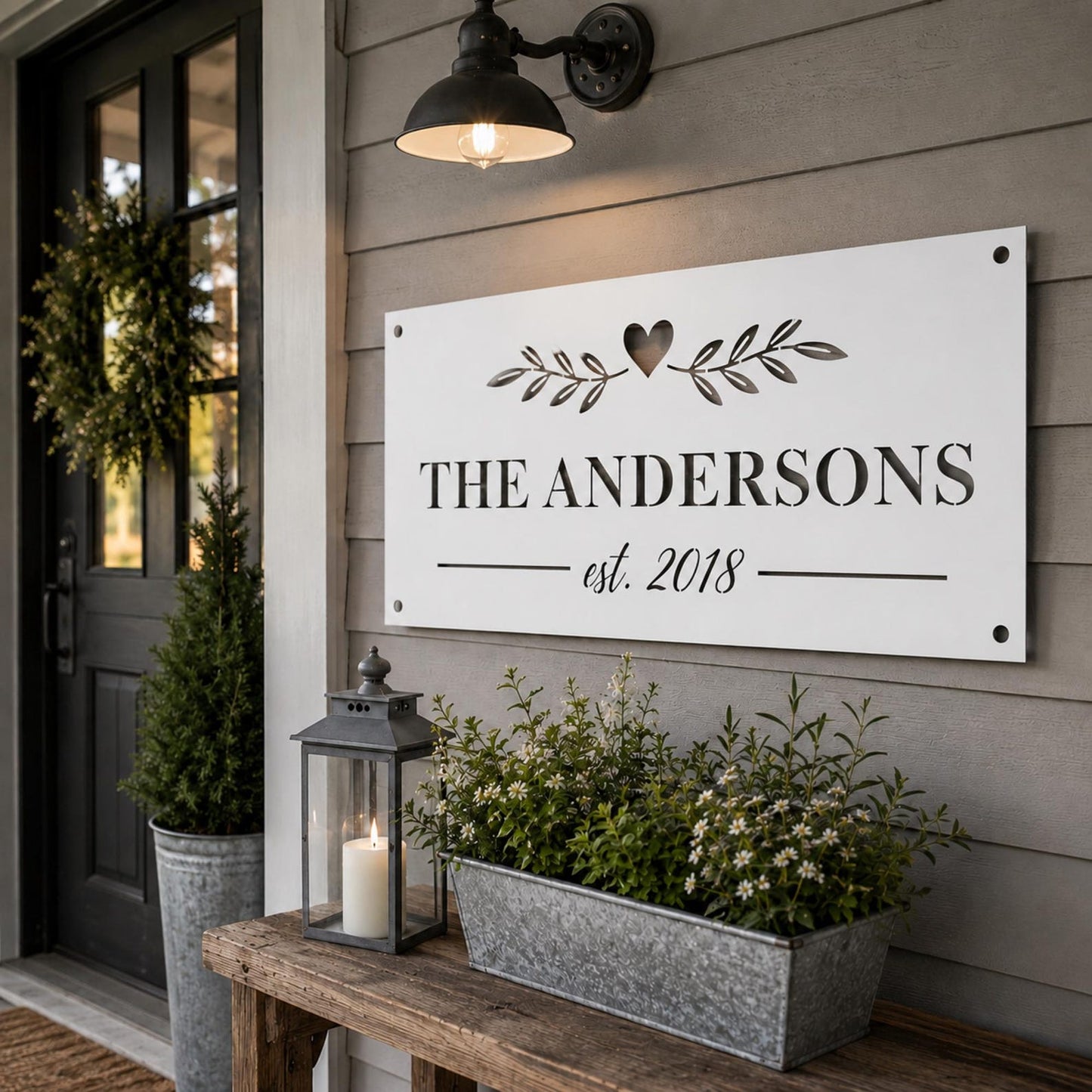 Custom Raw Steel Sign