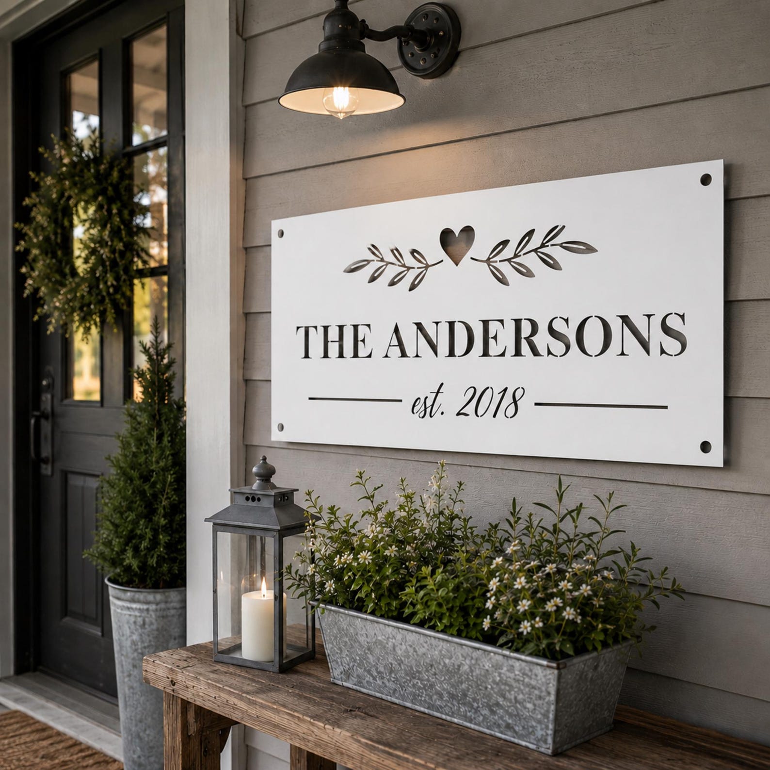 Custom Raw Steel Sign